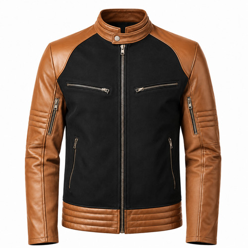 Giacca motociclista uomo vera - giacca,