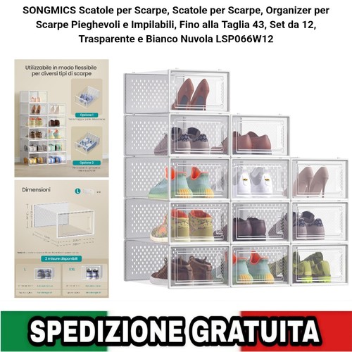 Scatole scarpe organizer - scatole,
