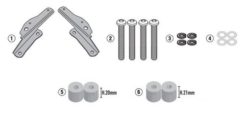 Attacco posteriore givi sr6415 - attacco,