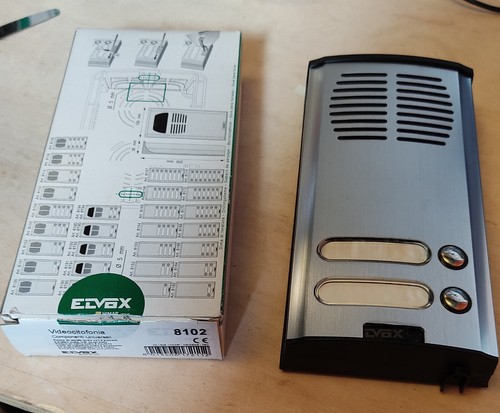 Elvox placca parete audio - placca, da
