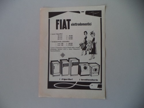 Advertising pubblicità 1959 - advertising,