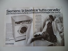 advertising Pubblicità 1979 LAVATRICE SIEMENS SIWAMAT