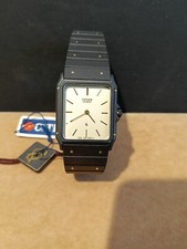 orologio vintage Citizen uomo donna acciaio black al quarzo