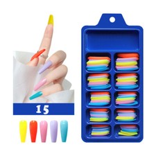 100PCS Unghie Finte Arte Tips