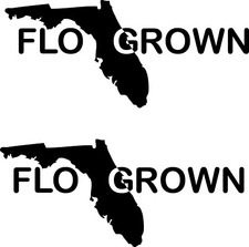 FLO GROWN Florida Die Cut