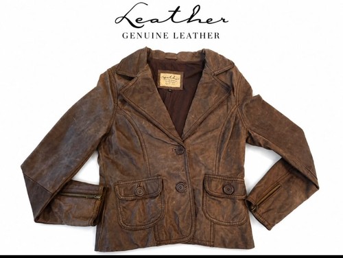 Giacca blazer donna vera pelle