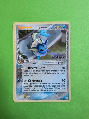 Vaporeon 113 delta - 18/113, δ