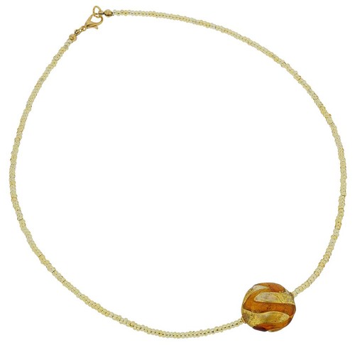 Collana cerchio glassofvenezia - collana,