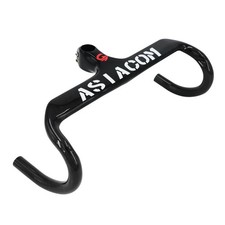 Stelo manubrio integrato in fibra di carbonio completo 3K/UD bici da strada lucido 360-440 mm