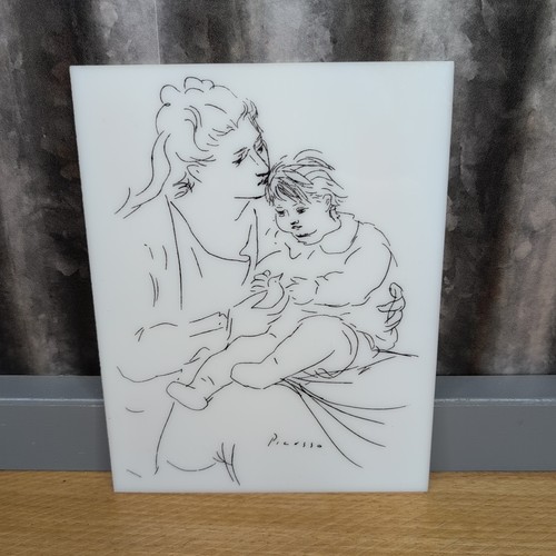 Vintage pablo picasso madre - madre, e