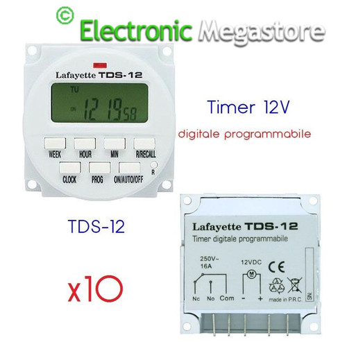 Set timer digitale - 10, pz