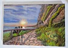 Dipinto olio su tela - il sentiero - maximus king