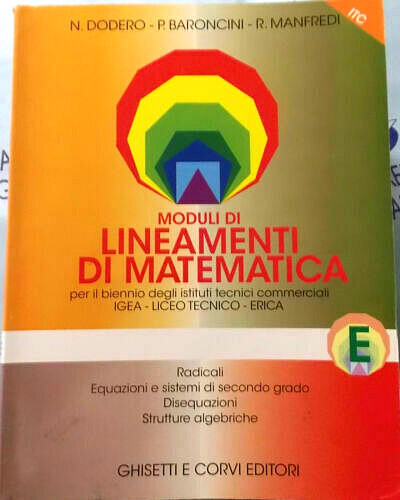 Moduli lineamenti di - moduli,