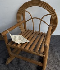 Sedia a dondolo vintage