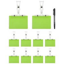 10 Pcs Sign Holders with Green
