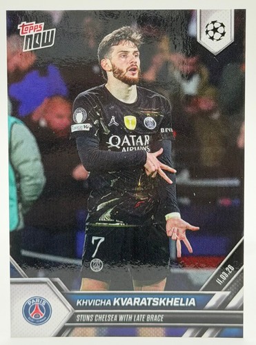 2026 topps now soccer khvicha - 2026,