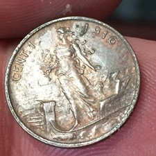 ? MONETA REGNO D'ITALIA RE VITTORIO EMANUELE III° SAVOIA 1 CENTESIMO 1916 PRORA