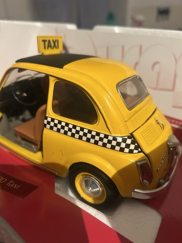 Modellino auto fiat 500 - 500, taxi