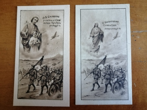 Santini militari eb seppiati - militari,