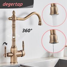 Rubinetto cucina 3 vie retrò acqua potabile rubinetto doccetta rubinetto lavello antico