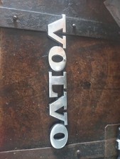 Scritta Posteriore Ferro  VOLVO  Emblemi Side Emblems 240 740 780 940.