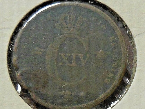 Moneta rame 1837 svedese - , un