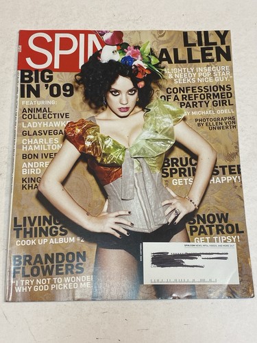 Spin magazine feb 2009 lily - feb,