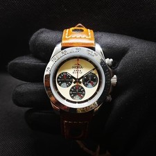 Orologio Uomo 39mm Cronografo Vintage Hora