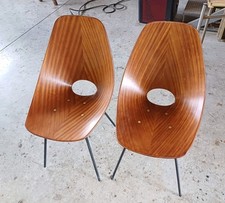 2 SEDIE MEDEA ANNI 50 DESIGN VITTORIO NOBILI Vintage FORNITURE DESIGN HOME