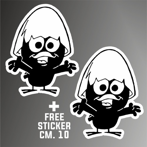 Adesivo calimero car sticker - adesivo,