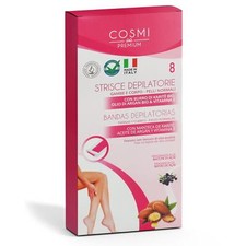 COSMI STRISCE DEPILATORIE GAMBE E CORPO 8PZ PELLI NORMALI CON BACCHE DI ACAI