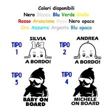 Adesivo BIMBO A BORDO in vinile anche personalizzato
