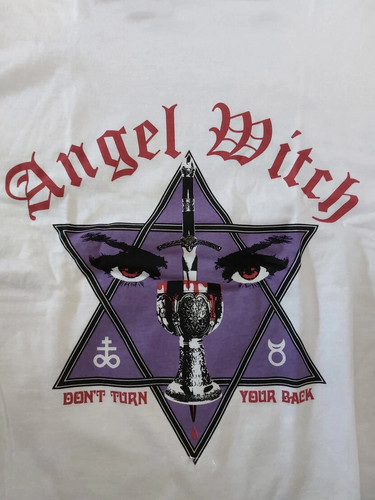 Shirt bianca angel witch - t-shirt,