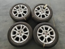 CERCHI MAK R15 ARGENTO USATI CON GOMME IMITAZIONE FIAT