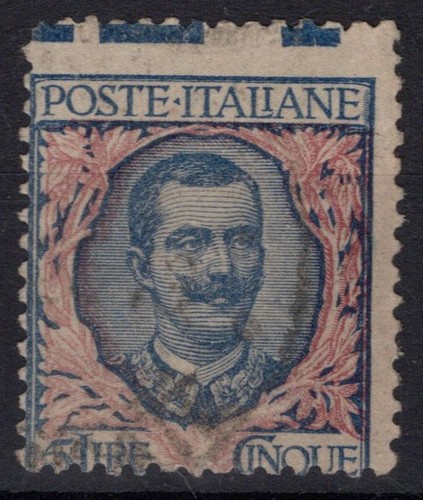 Regno italia 1901 - d'italia, floreale