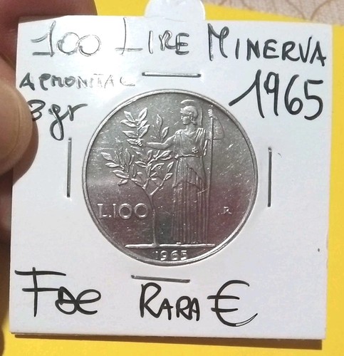 100 lire minerva1965 fdc - minerva1965, anno