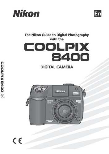 Nikon coolpix 8400 - coolpix, manuale