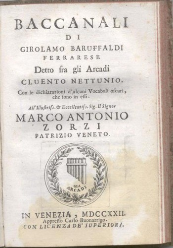 Baruffaldi girolamo - baruffaldi,