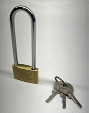 Brass Globe Padlock with Keys
