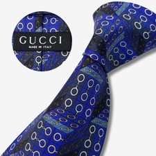 Gucci cravatta seta motivo