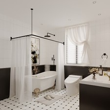 Naiture Asta Tenda Doccia