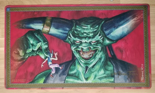 Mtg juzam djinn playmat - djinn,