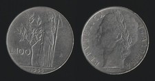 100 lire 1955 minerva - lire, italia