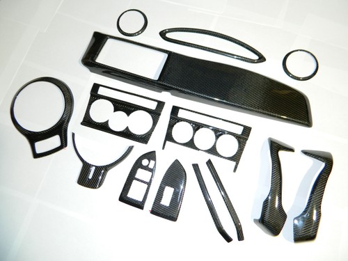 Carbon cover cruscotto center - carbon,