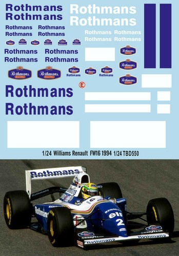 Decals per williams - 1/24,
