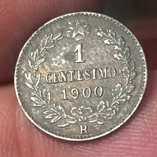 ?  1 CENTESIMO 1900 R  VALORE MONETA UMBERTO I° REGNO D’ITALIA