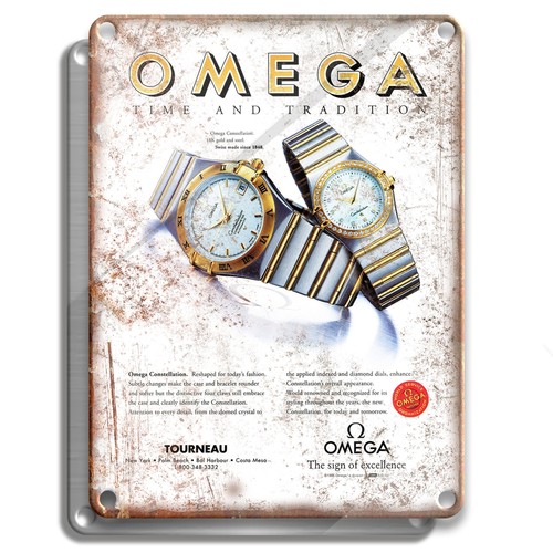 Insegna metallo orologio - insegna,