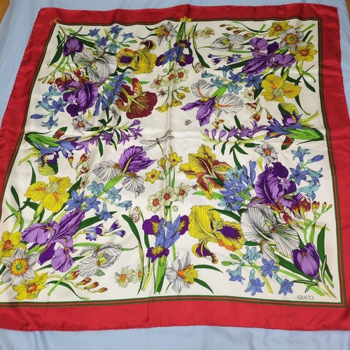 Sciarpa gucci floreale - gucci,