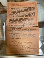 PERGAMENA  ORIGINAL NAVE TRAGHETTO MONGIBELLO FERROVIA MESSINA CAMERA COMMERCIO