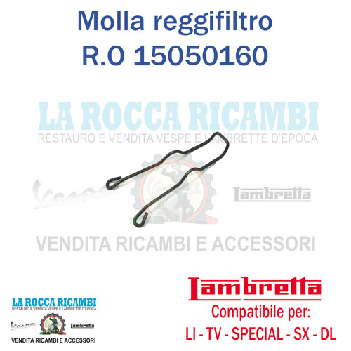 Molla reggifiltro lambretta - molla,